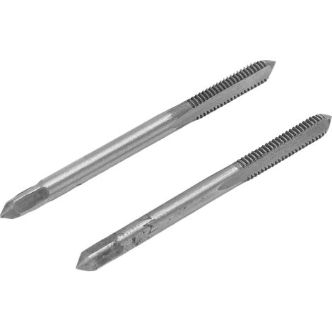 Jeu de 2 tarauds métriques pour machines, en acier rapide, à 3 cannelures droites, outil de taraudage M4x0,7 (1/5)