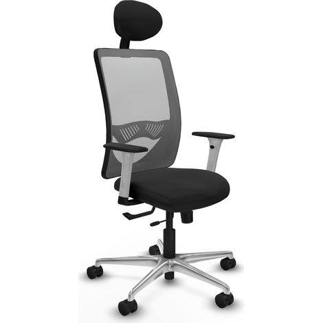 Chaise de bureau piqueras y crespo Zulema blanc mousse 50 mm (1/2)