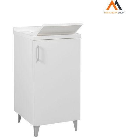 MOBILE LAVATOIO ANTA SINGOLA 'WOODY TOP' cm 45 x 50 x h.87