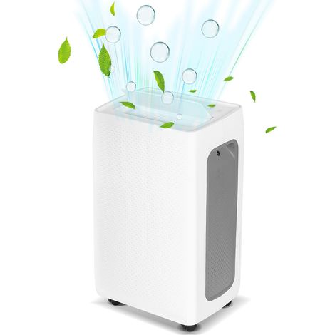 Jiubiaz Deshumidificador de Aire 26L/Día 20m²-25m², Deshumidificador Anti Moho Portátil Silencioso 43dB, 24hr Timer (1/5)