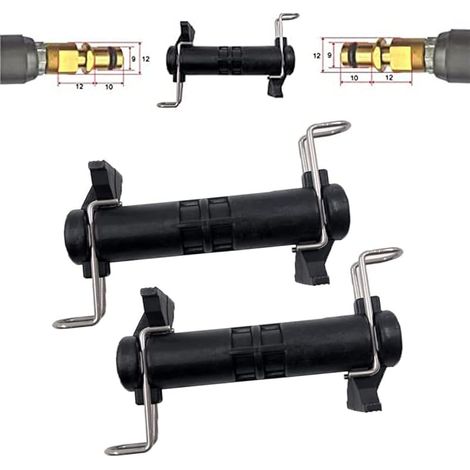 Lot de 2 adaptateurs d'extension pour tuyau de nettoyage de voiture haute pression pour Karcher K2 K3 K4 K5 K6 K7 (1/5)