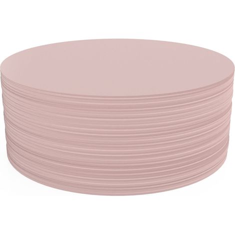 Magnetoplan Kommunikationskarte rund, Ø 190 mm, 500 Stück, rosa, D 190 mm, 500 BL 500 Stk