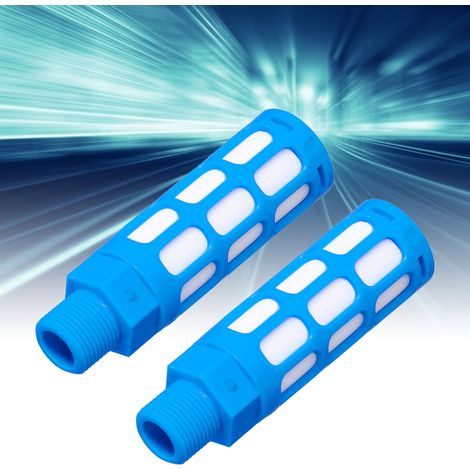 Blauer pneumatischer Schalldämpfer, 25er-Packung, Schalldämpfer PSU-03 (1/5)
