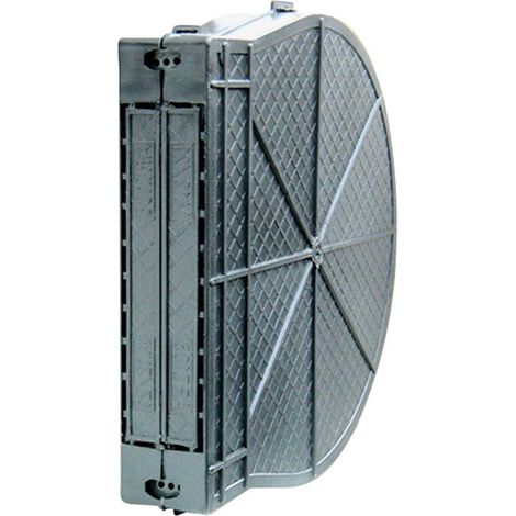 Boîtier mural MAXI pour enrouleurs de sangle pour volet roulant à encastrer avec espacement de trous de 16,0 cm (1/3)