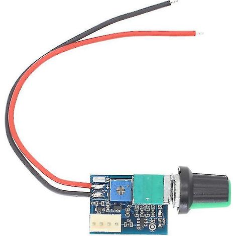 Régulateur de vitesse de ventilateur PWM 4 fils, 12 V, réglable de 0 % à 100 % avec bouton (1/5)
