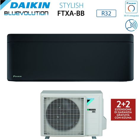 Climatizzatore Condizionatore Daikin Bluevolution Inverter serie STYLISH TOTAL BLACK 15000 Btu FTXA42BB R-32 Wi-Fi Integrato Classe A++ Colore Nero - Garanzia Italiana (1/5)