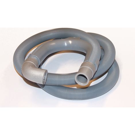 tubo scarico lavatrice con curva 150 cm.