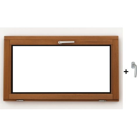 Chasis abatible de madera H45 x L120 con borde de tablero, asa (ref 010220f9) Gd Menuiseries (1/5)