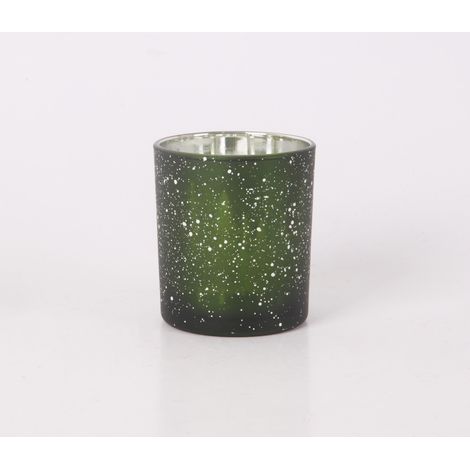Windlicht Glas Ø 7 x 8 cm grün Windlicht