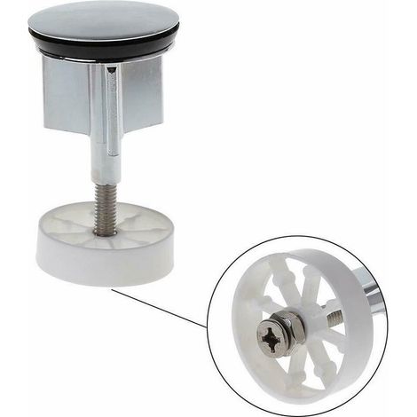 Cleafe - Tappo Saltarello Per Piletta Lavabo Scarico Bidet Vasca 40 Mm Art. 69685 - (1/2)