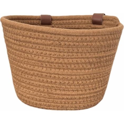 Panier de vélo pour enfants, corde en coton léger, panier de vélo, panier avant de guidon pour garçons et filles (1/5)