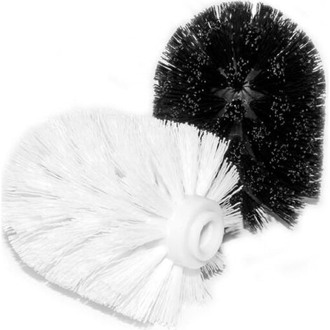 Showerdrape Black Replacement Toilet Brush Head
