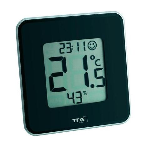 TFA Dostmann 30.5021.01 Termohigrómetro digital negro