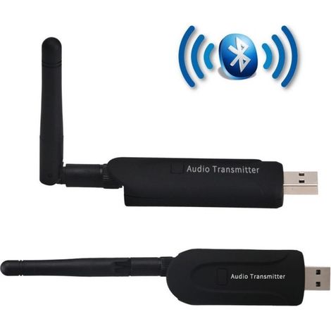 TrAdE Shop Traesio - Trasmettitore Audio 4.1 Hifi Wireless Bluetooth Ricevitore Adattatore Speaker -