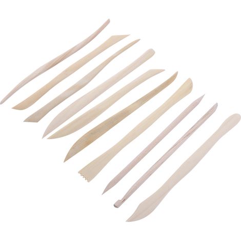 Outils de sculpture, outils de modélisation lisses en argile polymère pratiques, ensemble en bois de bricolage pour l'artisanat. (1/3)