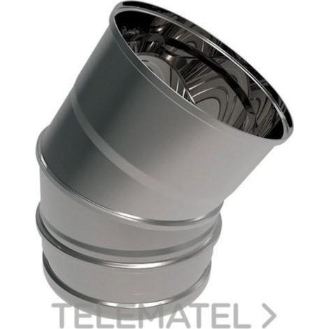 ROS codo 45º 250 simple pared 2700356 ros , Codo 45º 250 Simple Pared 2700356 de la marca Ros Chimney.