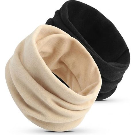 Cache-cou polaire de style allemand, protège-cou unisexe, manchon de cou, écharpe à enfiler, polyvalent pour les étudiants et les couples. (1/5)