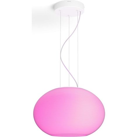 Philips Hue White & Color Ambiance LED Pendelleuchte Flourish, weiß RGBW max. 180 cm Pendelleuchte (1/5)