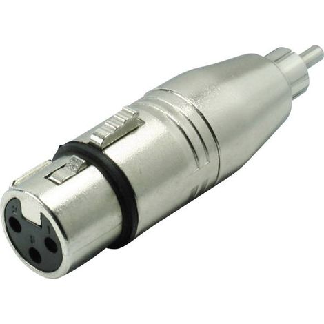 Kash Adattatore XLR Presa XLR - Spina RCA Mono Numero Poli (num):3 1 pz.