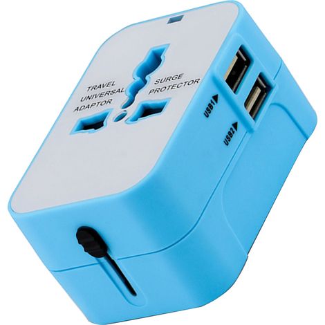 Adaptateur de voyage multifonctionnel, adaptateur portable, convertisseur universel de prise et de fiche (1/4)