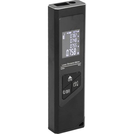 Télémètre Laser 40m Rechargeable avec Écran LCD pour Mesures Intérieures et Extérieures (1/5)