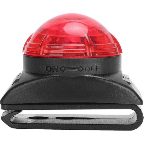 Lampe suspendue LED pour animaux de compagnie, étanche, lumineuse et brillante, lampe de sécurité nocturne à clipser sur le collier, accessoires pour chiens (lumière rouge) (1/4)