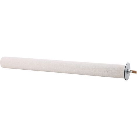 Jeffergarden Perchoir à oiseaux blancs, perche, barre debout, outil de meulage, jouets pour animaux de compagnie, Cage (2.5x30cm) (1/5)
