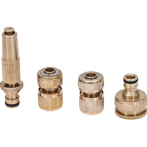 Ensemble de raccords 1/2", adaptateur 1/2" - 1 pièce en laiton pour installation d'eau RA04NS