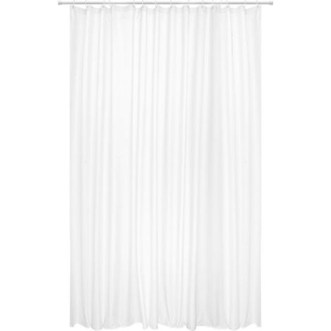 Rideau de douche en polyester imperméable et anti-moisissure, spécial salle de bain et toilettes, style rideau 180x200 (1/4)