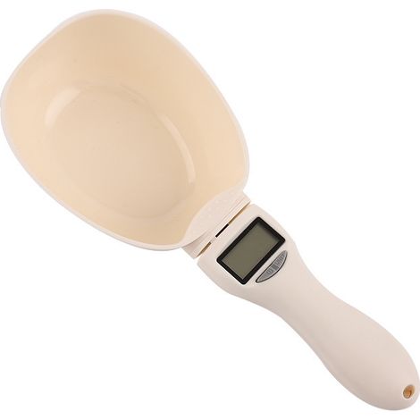Balance électronique domestique pour animaux de compagnie 800 g, balance à poignée, cuillère doseuse, balance nutritionnelle, mini balance pour aliments pour chiens (1/3)