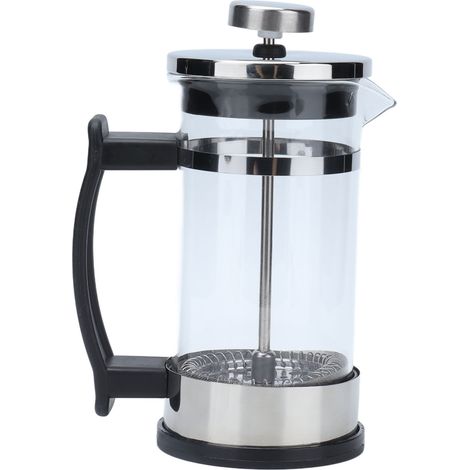 Cafetière à piston de 350 ml résistante à la chaleur, idéale pour la maison et le bureau. (1/5)
