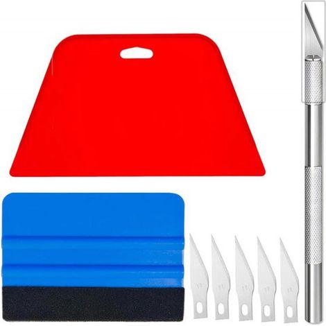 Kit de raclettes pour films teintés pour voitures - outils pour la pose de films et de vinyle