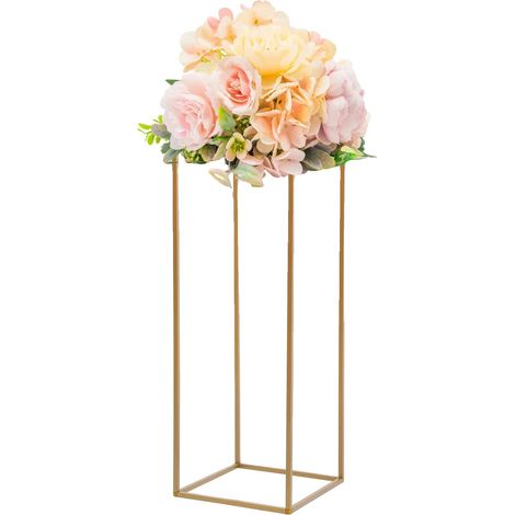 Stand de Fleurs, Design Moderne, Ensemble de 10 Pièces, Or (1/2)