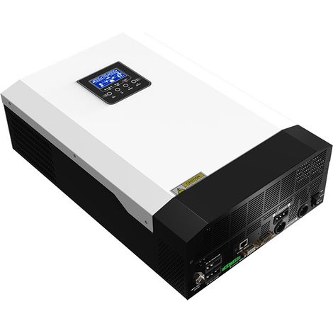Solar-Hybrid-Wechselrichter mit reiner Sinuswellenausgabe, Photovoltaik-Solarregler aus Aluminiumlegierung, 230 V Wechselstrom (1/5)