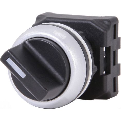 Rs Pro – Commutateur rotatif 2 positions – A verrouillage – Indice de protection IP65 – Pour espaces confinés – Diamètre découpe 22mm
