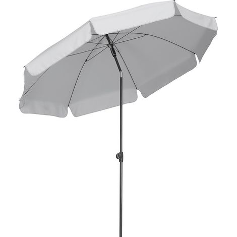 Schneider Sonnenschirm Aquila silbergrau Ø 200 cm Sonnenschirm (1/3)
