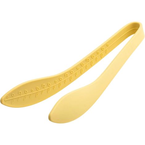 Pinces de cuisine en silicone adaptées à divers aliments avec résistance à des températures élevées jusqu ' à 230 °C et poignée ergonomique, de feuilles, pinces à barbecue multifonctions (1/5)