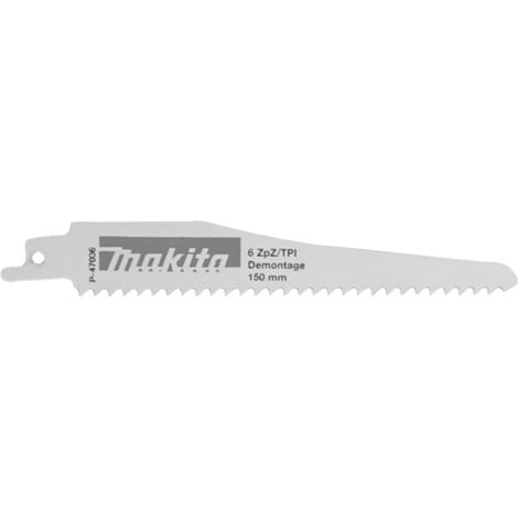 Makita P-47036 Lama Sega Diritta 150x1,2mm • 6TPI • BiM • Legno • 3pz