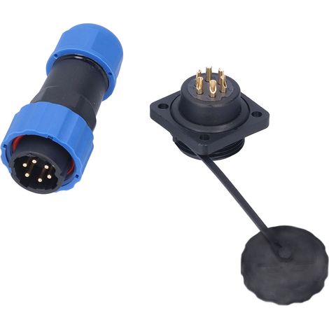 Fiche étanche carrée connecteur aviation SP206 broche adaptateur prise alimentation 380V AC borne terminal (1/5)