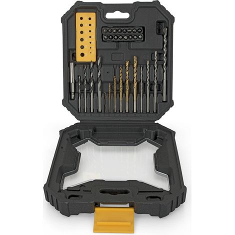 Coffret de 32 Forets et embouts de vissage Pierre Bois Acier VITO