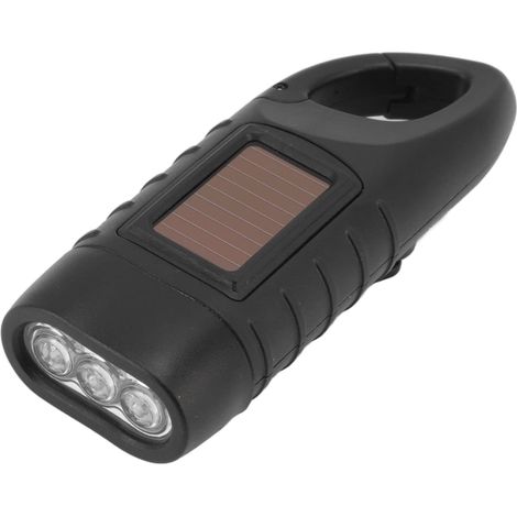 Lampe de poche professionnelle à énergie solaire manivelle (1/5)