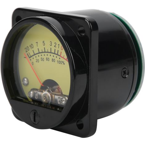 Amplificateur de puissance à tube 45 mm, vumètre avec rétroéclairage, dBmètre et carte de commande TS-45-Y DC500UA Jaune
