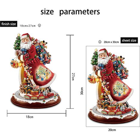 Autocollants muraux de Noël représentant le Père Noël et un ange, en PVC, pour une fête de Noël. (1/5)