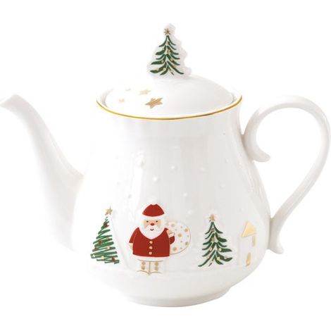 Estuche de Tetera de Porcelana en Caja 85 cl - Let It Snow - Pozzi Milano Spa