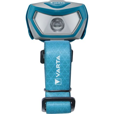 Varta – Lampe frontale 100 lumens – Alimentation 3 piles AAA – Portée 45 m – Résistante aux chocs IPX4 – Légère 91 g pour camping et randonnée (1/10)