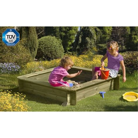Sandkasten Sunny B120xT120xH25cm, 16mm stark (1/2)