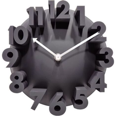 10-inch Wooden Wall Clock, Silent Wall Clock, Modern Silent Pendulum Wall Clock, Round Wall Clock Easy to Read, Round Wall Clock for Bedroom Kitchen Home Decor (1/5)