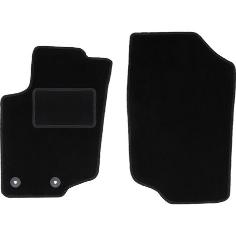 Alfombrillas delanteras para Peugeot 207 SW, familiar y hatchback (2006-2012), color negro. (1/5)