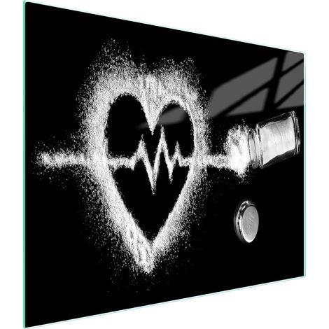 TABLA DE CORTAR DE VIDRIO 52x30 CORAZÓN (1/5)