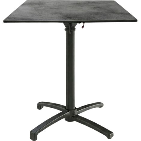 Table Pliable 69x69 cm plateau Compact modèle TABLE COPPER COMPACT pied T-One (1/3)